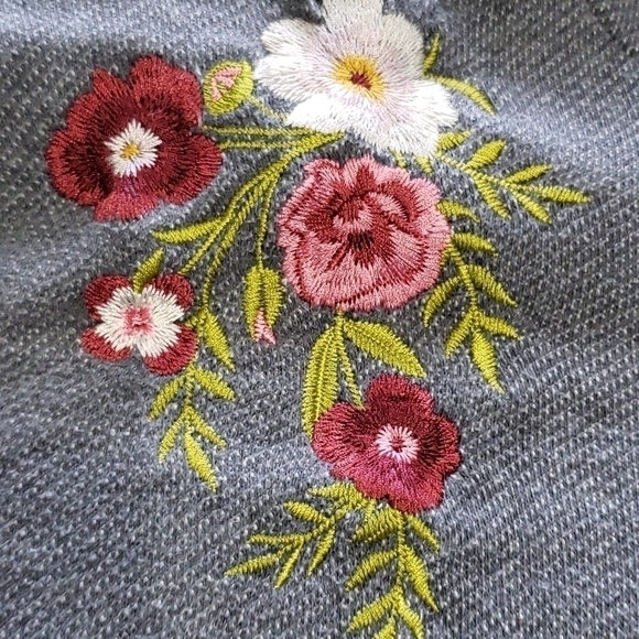 O’NEILL Floral Embroidered Boho Hoodie Sweatshirt, Size S - Picture 4 of 11